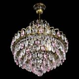 Люстра Грация с подвесом под бронзу Розовая в Ижевске