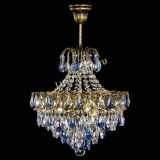 Люстра Грация с подвесом под бронзу Синяя в Ижевске