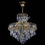 Люстра Грация с подвесом под бронзу Синяя в Ижевске