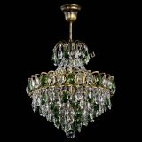 Люстра Грация с подвесом под бронзу Зеленая в Ижевске