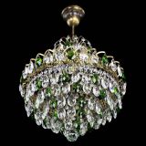 Люстра Грация с подвесом под бронзу Зеленая в Ижевске