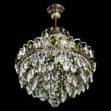 Люстра Грация с подвесом под бронзу Зеленая в Ижевске