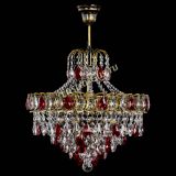 Люстра Грация №5 с подвесом под бронзу Красная в Ижевске