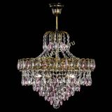 Люстра Грация №5 с подвесом под бронзу Розовая в Ижевске