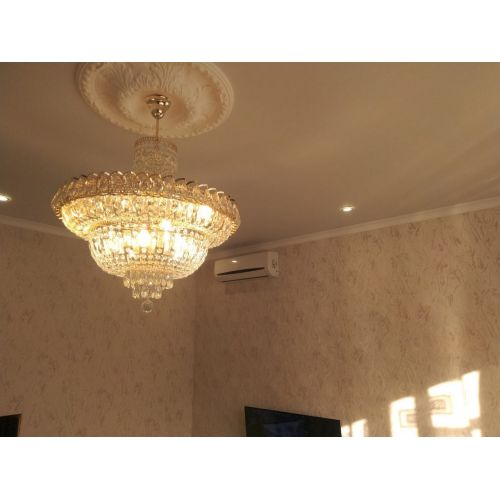 Люстра Хрустальный Каскад №1 с подвесом в Ижевске Гусь Хрустальный