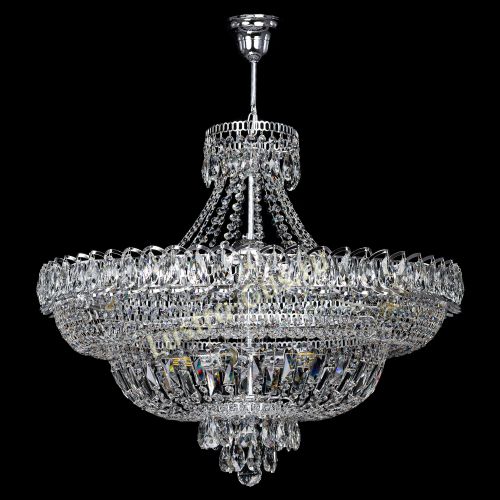 Люстра Хрустальный Каскад №11 с подвесом в Ижевске Гусь Хрустальный