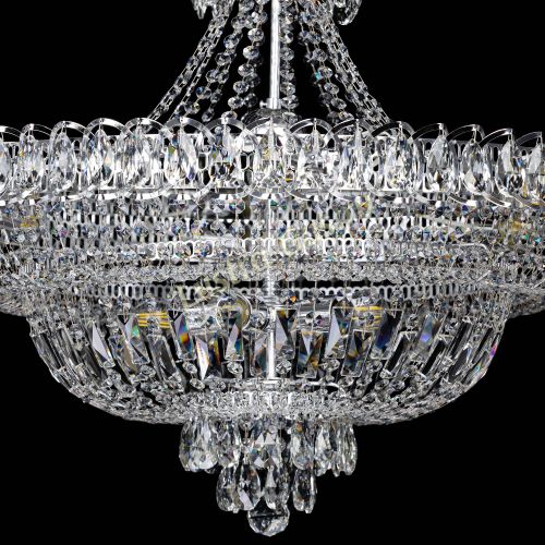 Люстра Хрустальный Каскад №11 с подвесом в Ижевске Гусь Хрустальный