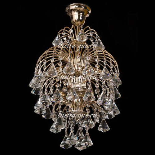 Люстра Хрустальные Брызги Конус 40 в Ижевске Гусь Хрустальный