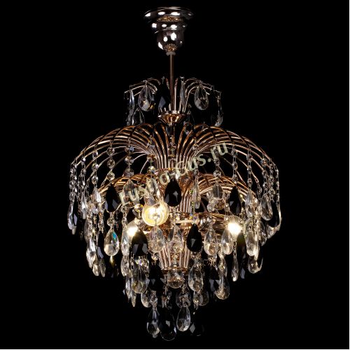 Люстра Хрустальные брызги с подвесом журавлик черный в Ижевске Гусь Хрустальный