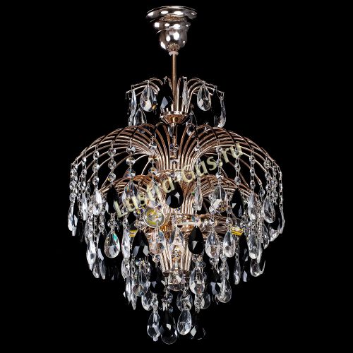 Люстра Хрустальные брызги с подвесом журавлик черный в Ижевске Гусь Хрустальный