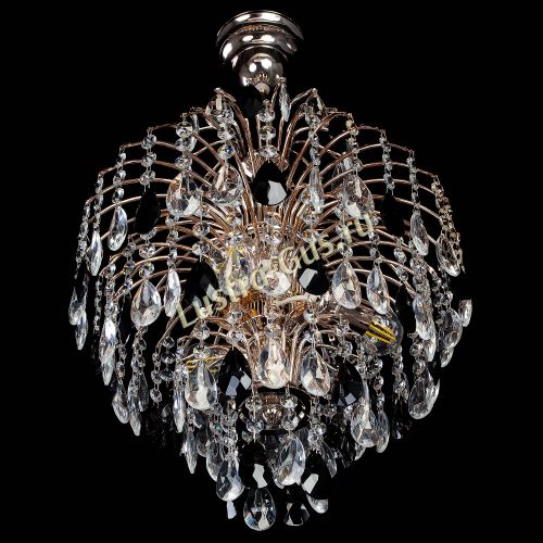 Люстра Хрустальные брызги с подвесом журавлик черный в Ижевске Гусь Хрустальный