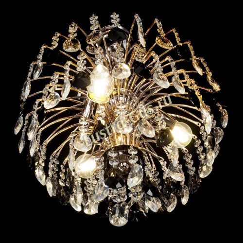 Люстра Хрустальные брызги с подвесом журавлик черный в Ижевске Гусь Хрустальный