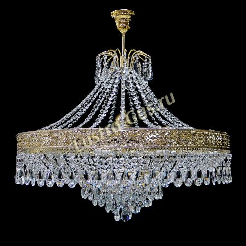 Люстра Италия Конус Журавлик с подвесом в Ижевске Гусь Хрустальный