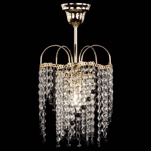 Люстра Иволга №1 Оптикон черная в Ижевске Гусь Хрустальный