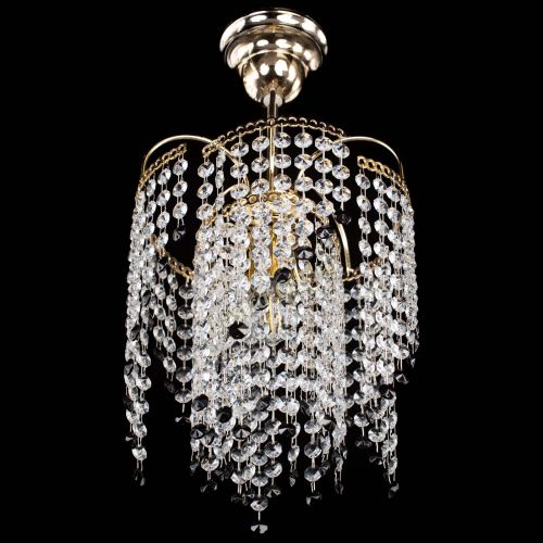 Люстра Иволга №1 Оптикон черная в Ижевске Гусь Хрустальный