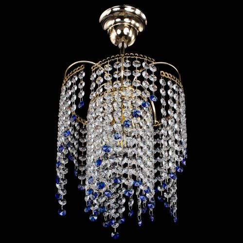 Люстра Иволга №1 Оптикон синяя в Ижевске Гусь Хрустальный