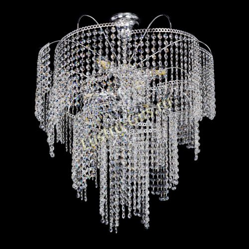 Люстра Иволга №6 ламп оптикон длинная в Ижевске Гусь Хрустальный