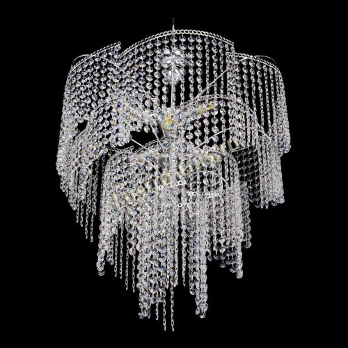 Люстра Иволга №6 ламп оптикон длинная в Ижевске Гусь Хрустальный