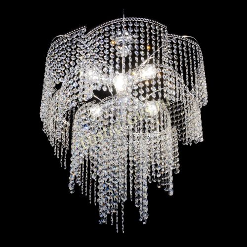 Люстра Иволга №6 ламп оптикон длинная в Ижевске Гусь Хрустальный