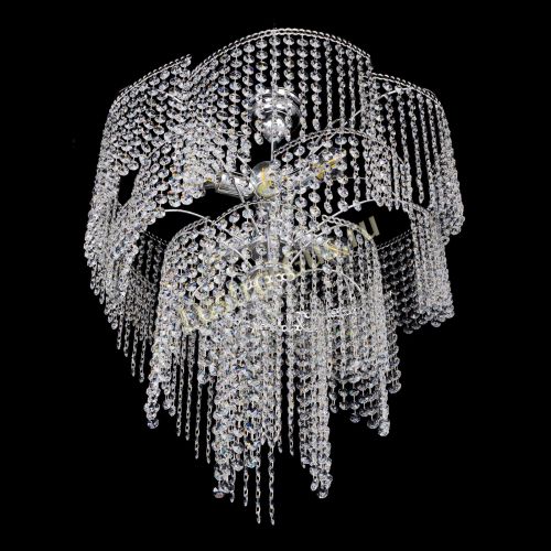 Люстра Иволга №6 ламп оптикон длинная в Ижевске Гусь Хрустальный