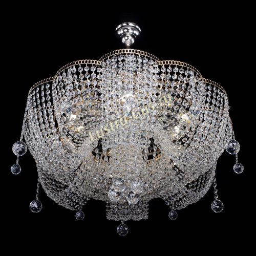 Люстра Камелия Астра с подвесом в Ижевске Гусь Хрустальный