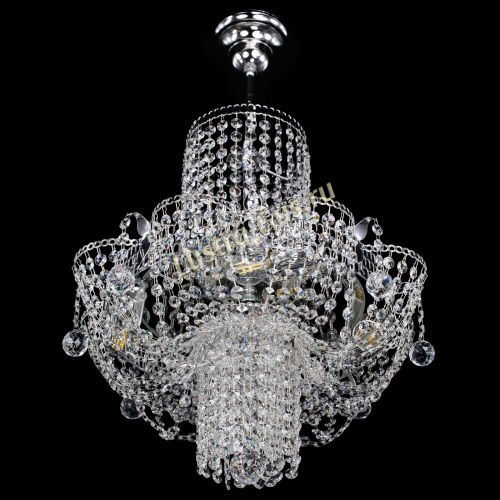 Люстра Камея №4 с подвесом в Ижевске Гусь Хрустальный