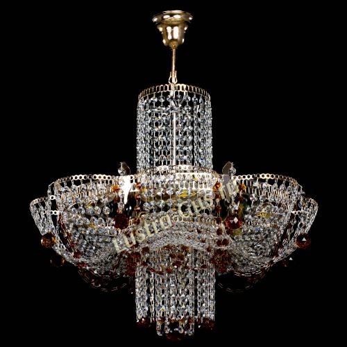 Люстра Камея №6 подвесная чайная в Ижевске Гусь Хрустальный