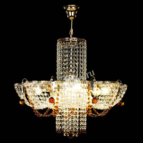 Люстра Камея №6 подвесная чайная в Ижевске Гусь Хрустальный