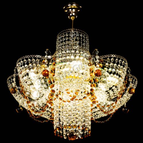 Люстра Камея №6 подвесная чайная в Ижевске Гусь Хрустальный