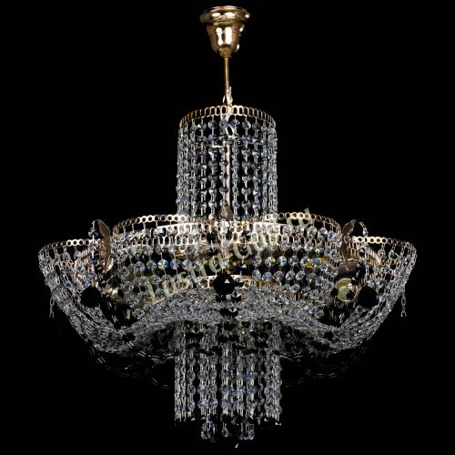 Люстра Камея №6 подвесная черная в Ижевске Гусь Хрустальный