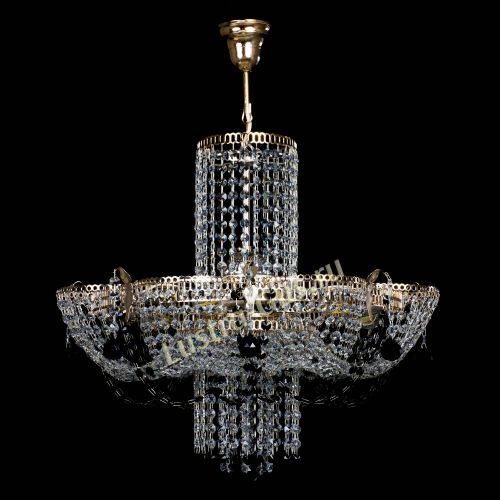 Люстра Камея №6 подвесная черная в Ижевске Гусь Хрустальный
