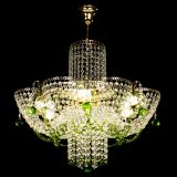 Люстра Камея №6 подвесная зеленая в Ижевске