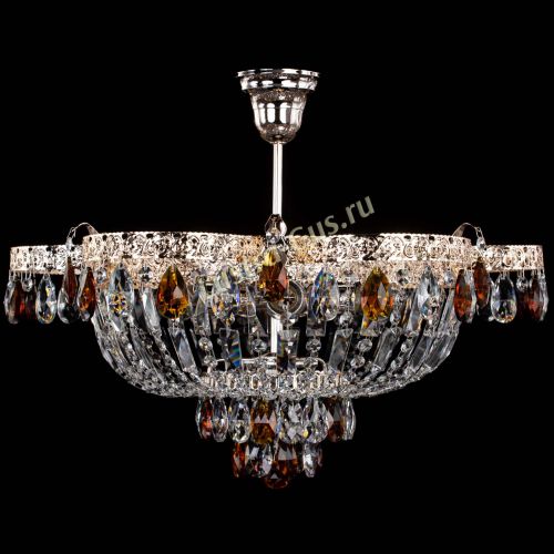 Люстра Камея Флора №5 с подвесом Чайная в Ижевске Гусь Хрустальный