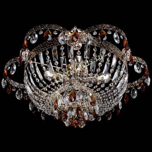 Люстра Камея Флора №5 с подвесом Чайная в Ижевске Гусь Хрустальный