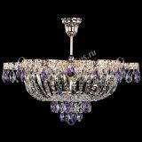 Люстра Камея Флора №5 с подвесом Фиолетовая в Ижевске