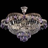 Люстра Камея Флора №5 с подвесом Фиолетовая в Ижевске