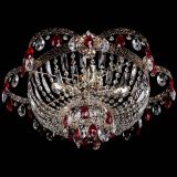 Люстра Камея Флора №5 с подвесом Красная в Ижевске