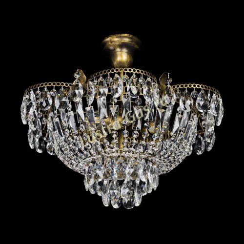 Люстра Камея с подвесом под бронзу в Ижевске Гусь Хрустальный