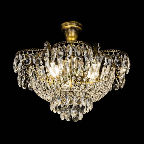 Люстра Камея с подвесом под бронзу в Ижевске Гусь Хрустальный