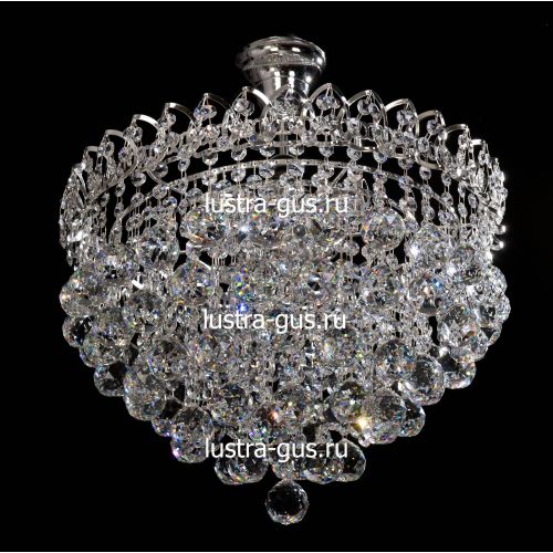 Люстра Капель-лепесток Шар 40 мм с подвесом в Ижевске Гусь Хрустальный