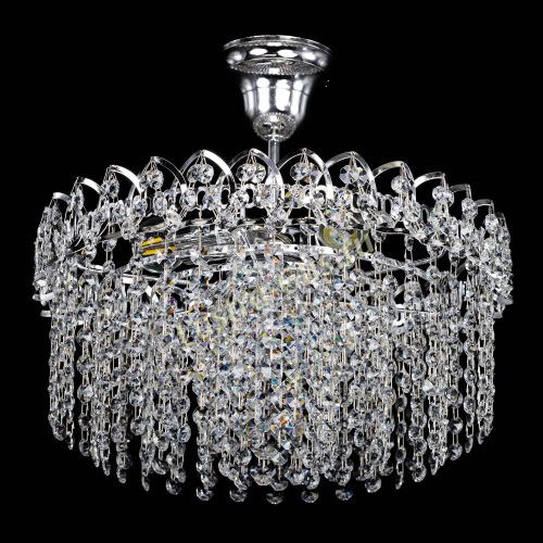 Люстра Капель-лепесток обтикон с подвесом в Ижевске Гусь Хрустальный