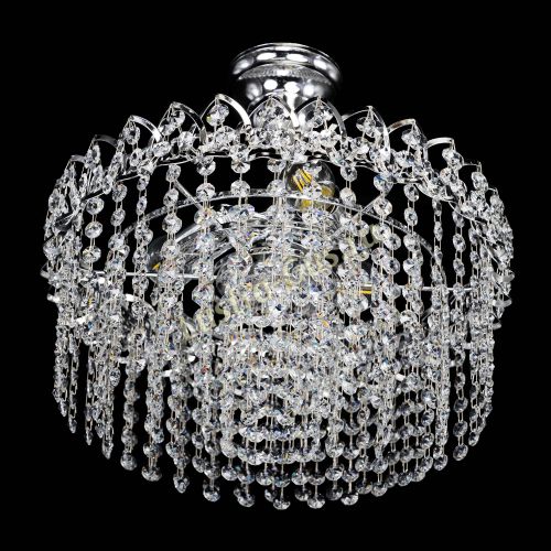 Люстра Капель-лепесток обтикон с подвесом в Ижевске Гусь Хрустальный