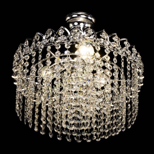 Люстра Капель-лепесток обтикон с подвесом в Ижевске Гусь Хрустальный