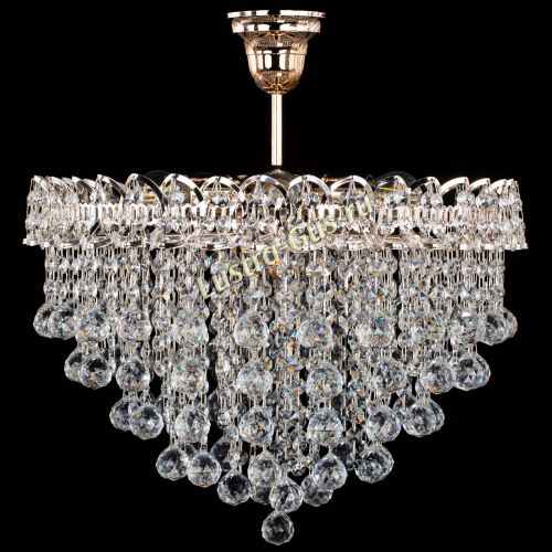 Люстра Капель Лепесток Шар  30мм с подвесом в Ижевске Гусь Хрустальный