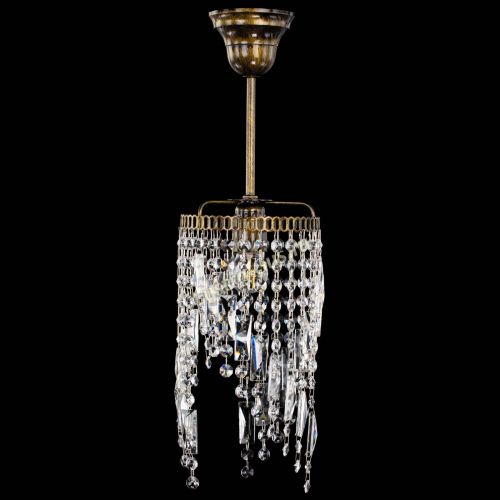 Люстра Капель мини №4 под бронзу в Ижевске Гусь Хрустальный