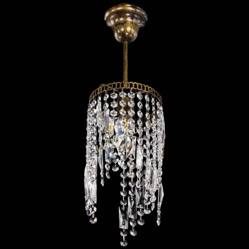 Люстра Капель мини №4 под бронзу в Ижевске Гусь Хрустальный