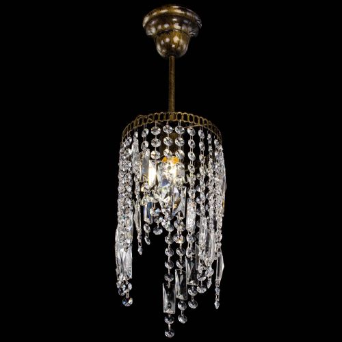 Люстра Капель мини №4 под бронзу в Ижевске Гусь Хрустальный