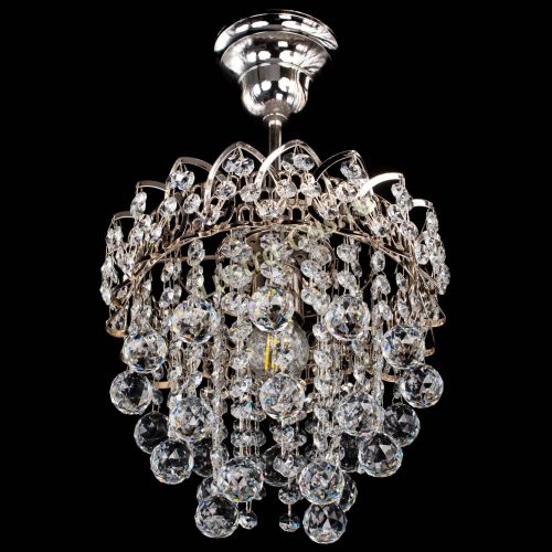 Люстра Капель оптикон шар №1 с подвесом в Ижевске Гусь Хрустальный