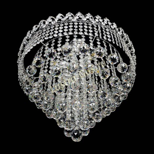 Люстра Капель Пирамида Шар 40 с подвесом в Ижевске Гусь Хрустальный