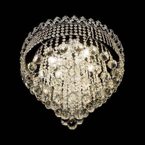 Люстра Капель Пирамида Шар 40 с подвесом в Ижевске Гусь Хрустальный